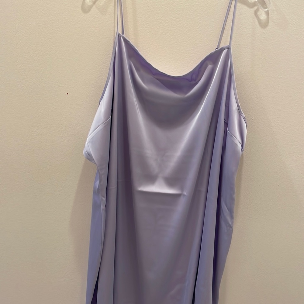 NWT BP. + WILDFANG  SZ 4 X Lavender Satin Slip Dress